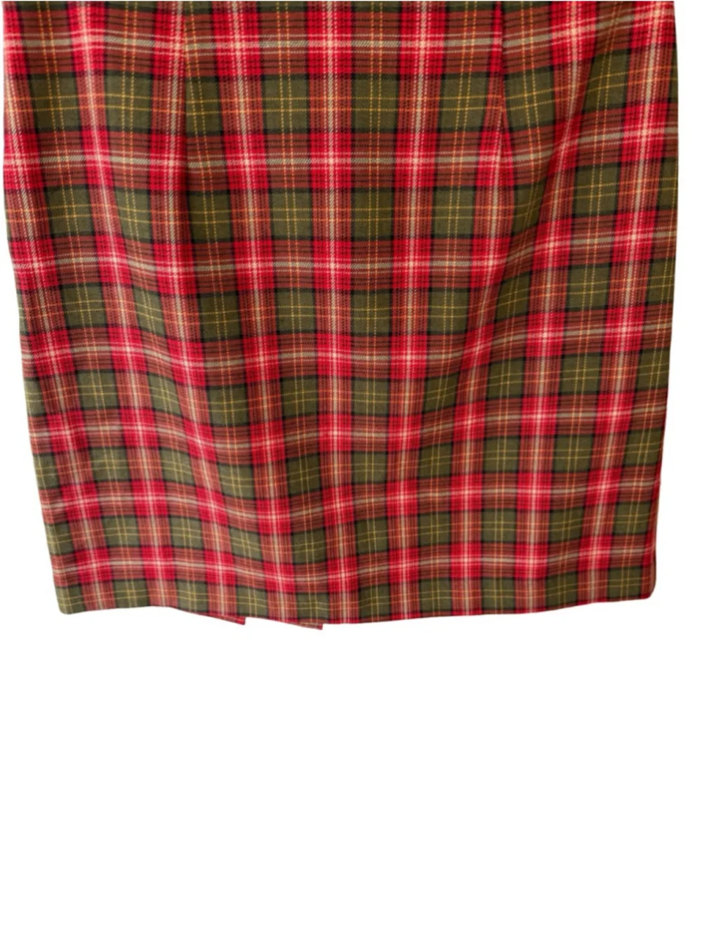 Accomplice Vintage Y2K Plaid Mini Skirt in Red and Green Size 3 Preppy 90s